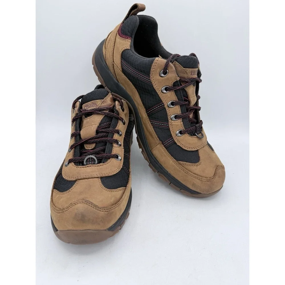 LL Bean Snow Sneakers W/‎ Attic Grip Low Lace Up MEN 10.5 Waterproof EUC